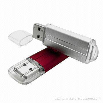 USB Drive with ABS Plastic Material, 128MB-64GB Capacity, Color Custom, Logo Design, USB2.0/3.0
